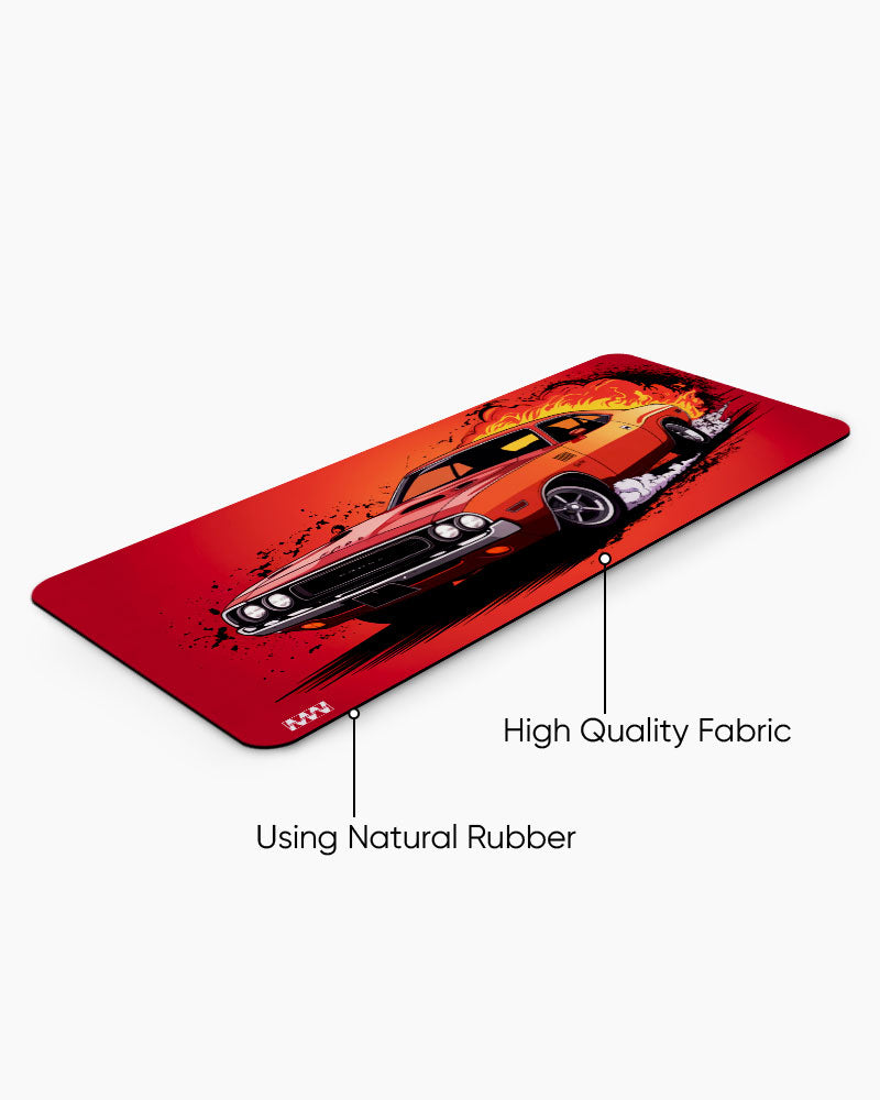 Blaze Runner Challenger Ignition DeskMat