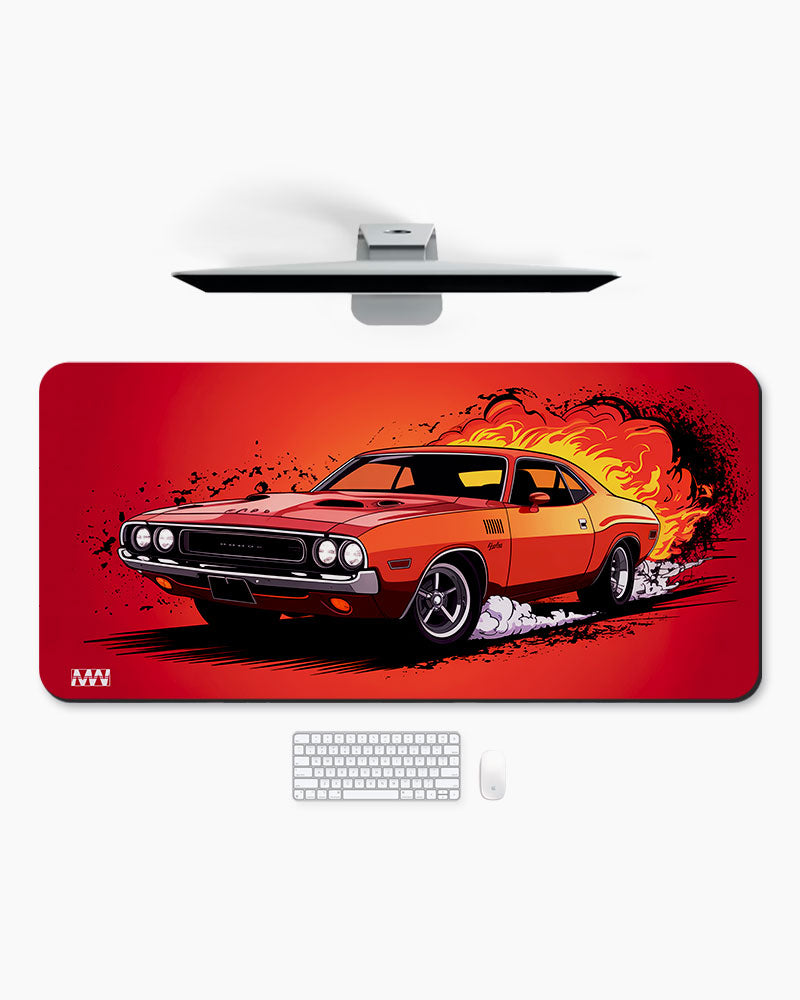 Blaze Runner Challenger Ignition DeskMat