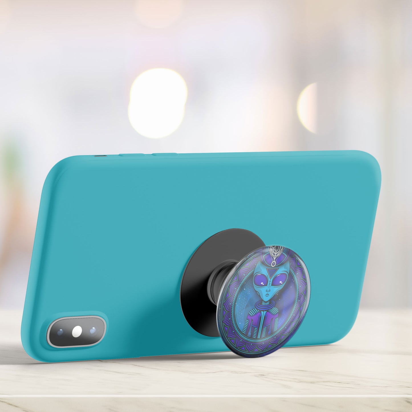 Blue Alien Gloss Pop Holder