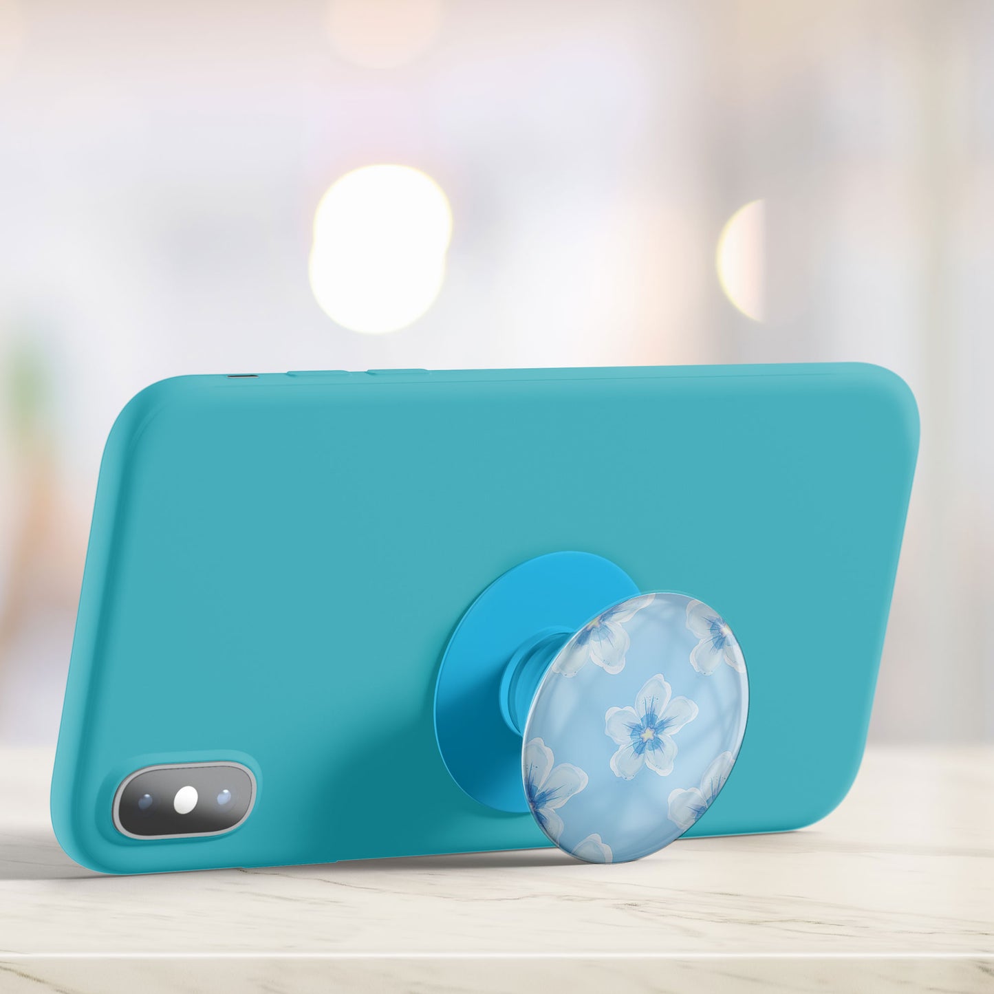 Blue Blossoms Gloss Pop Holder