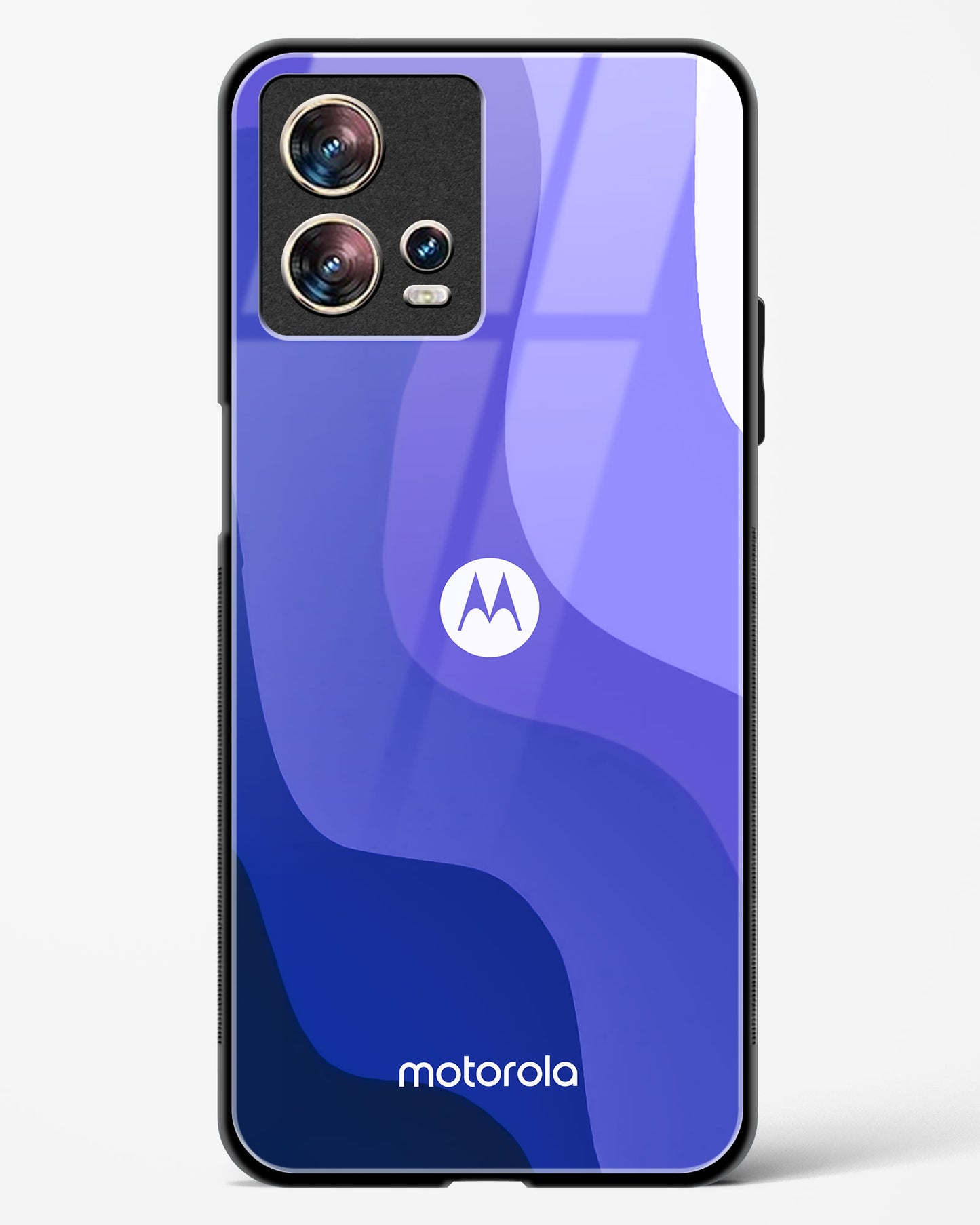 Blue Wave Glass Phone Case-Motorola Edge 30 Fusion