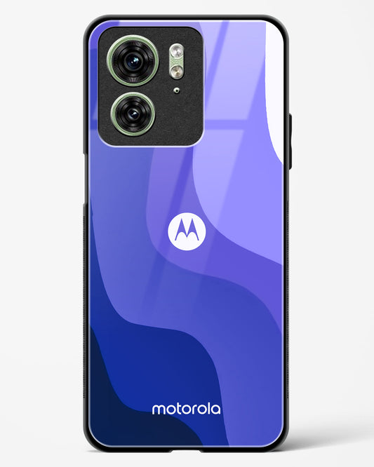 Blue Wave Glass Phone Case-Motorola Edge 40