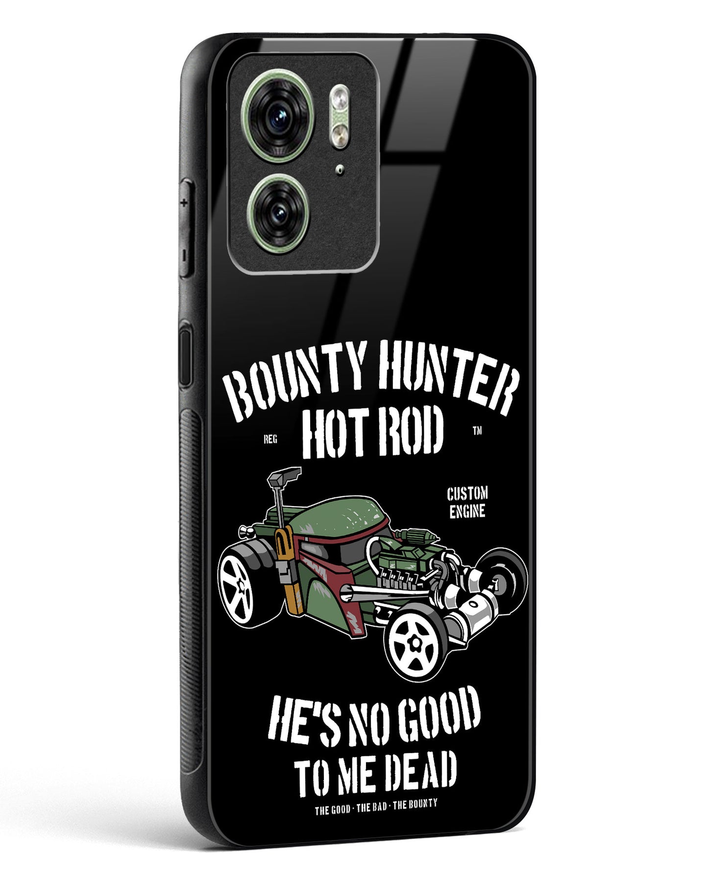 Bounty Hunter Hot Rod Glass Phone Case-Motorola Edge 40