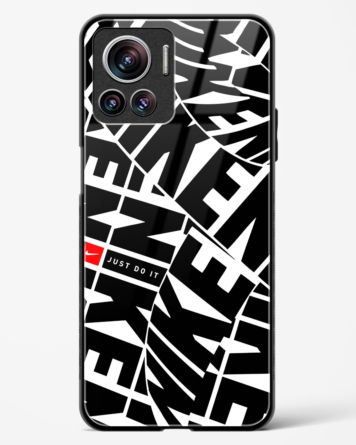 Brand Name Inspired Glass Phone Case-Motorola Edge 30 Ultra