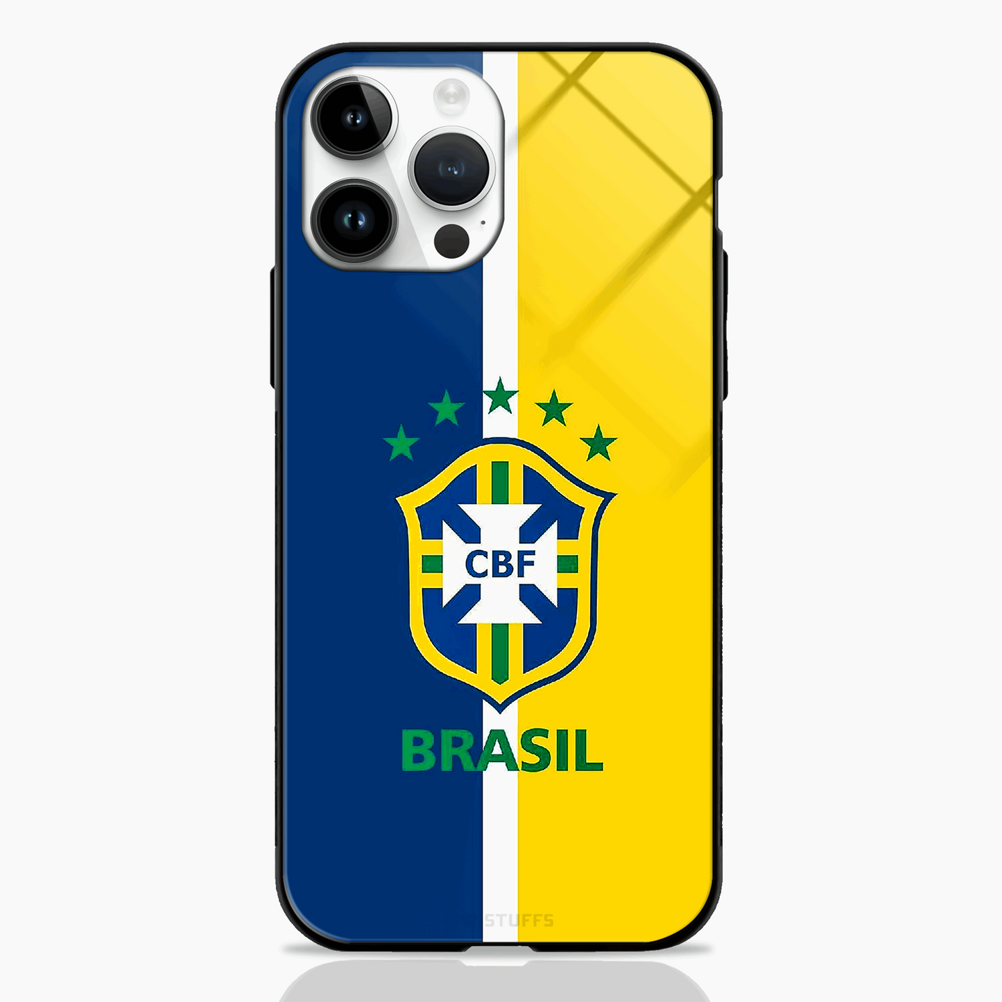 Brazil National Football Team Glass Case - - MW Stuffs -