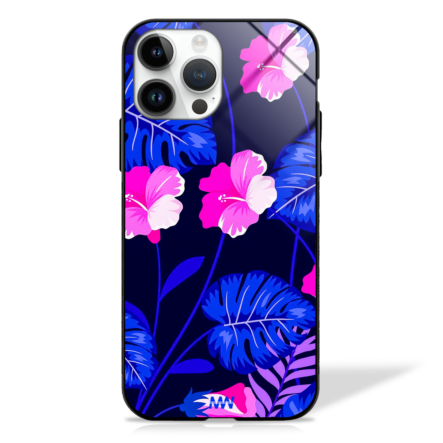 Breeze Floral Premium GLASS CASE - - MW Stuffs -