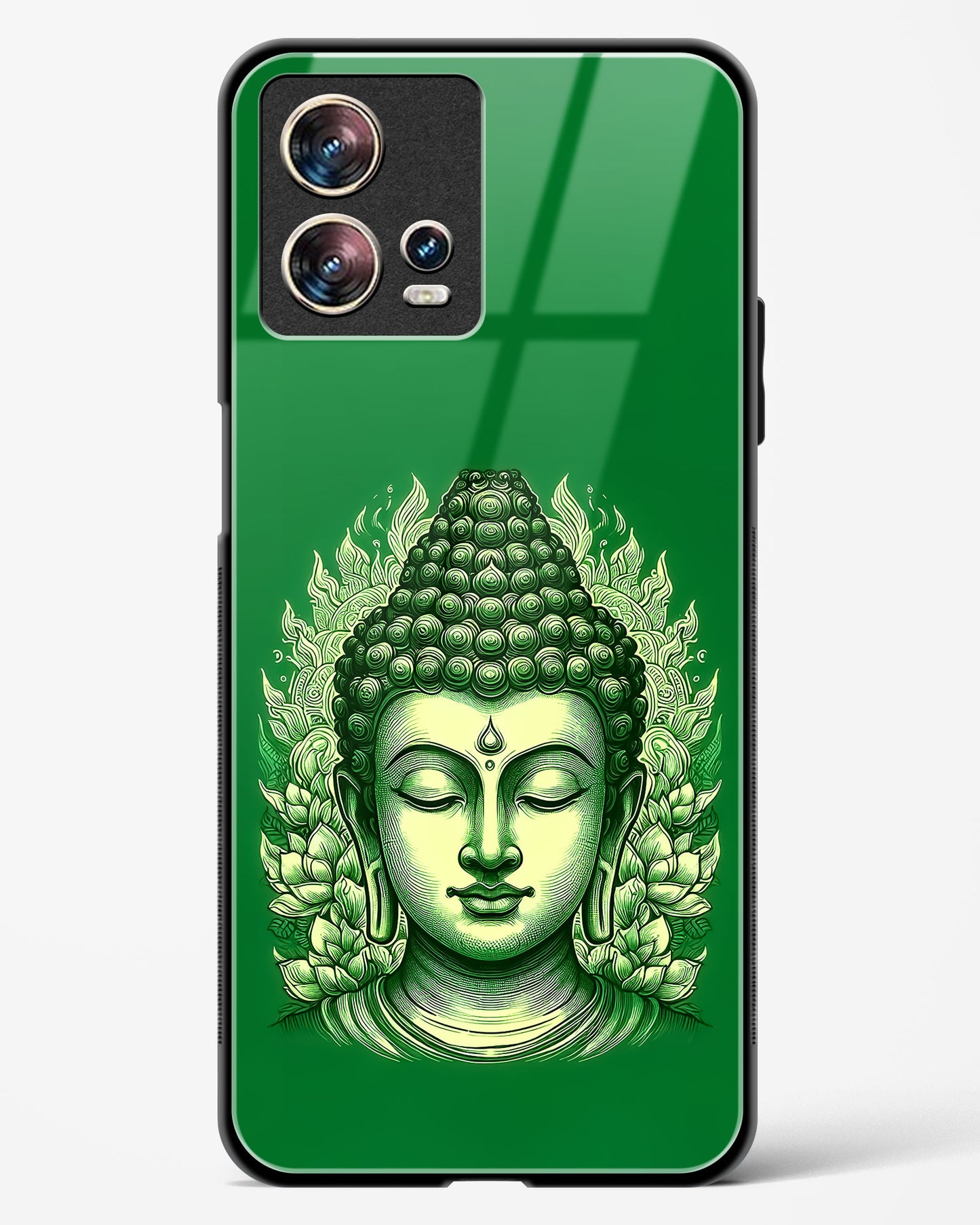 Buddha Glass Phone Case-Motorola Edge 30 Fusion