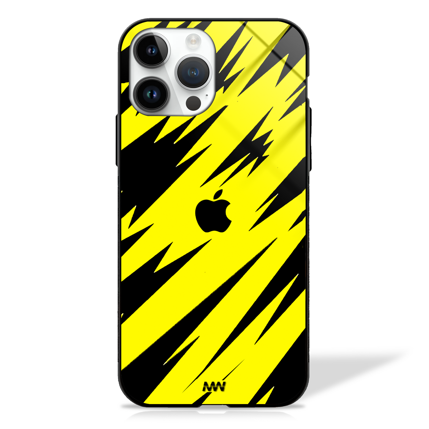 Bumblebee Stripe Shield Premium Glass Case - - MW Stuffs -