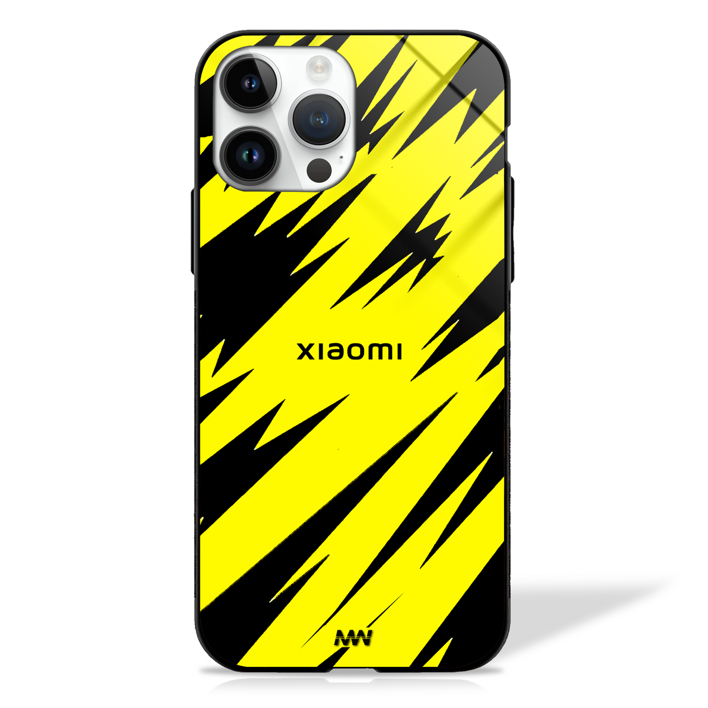 Bumblebee Stripe Shield Premium Glass Case - - MW Stuffs -