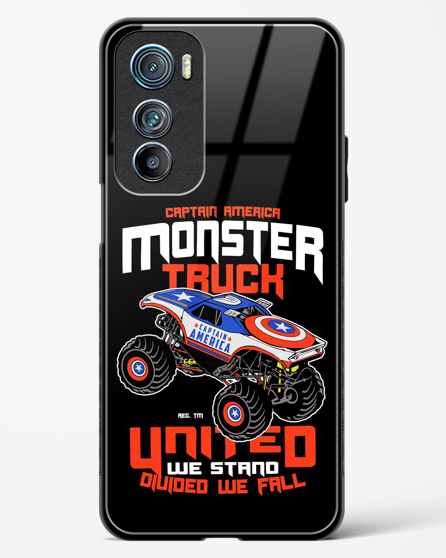 Captain's Monster Truck Glass Phone Case-Motorola Edge 30