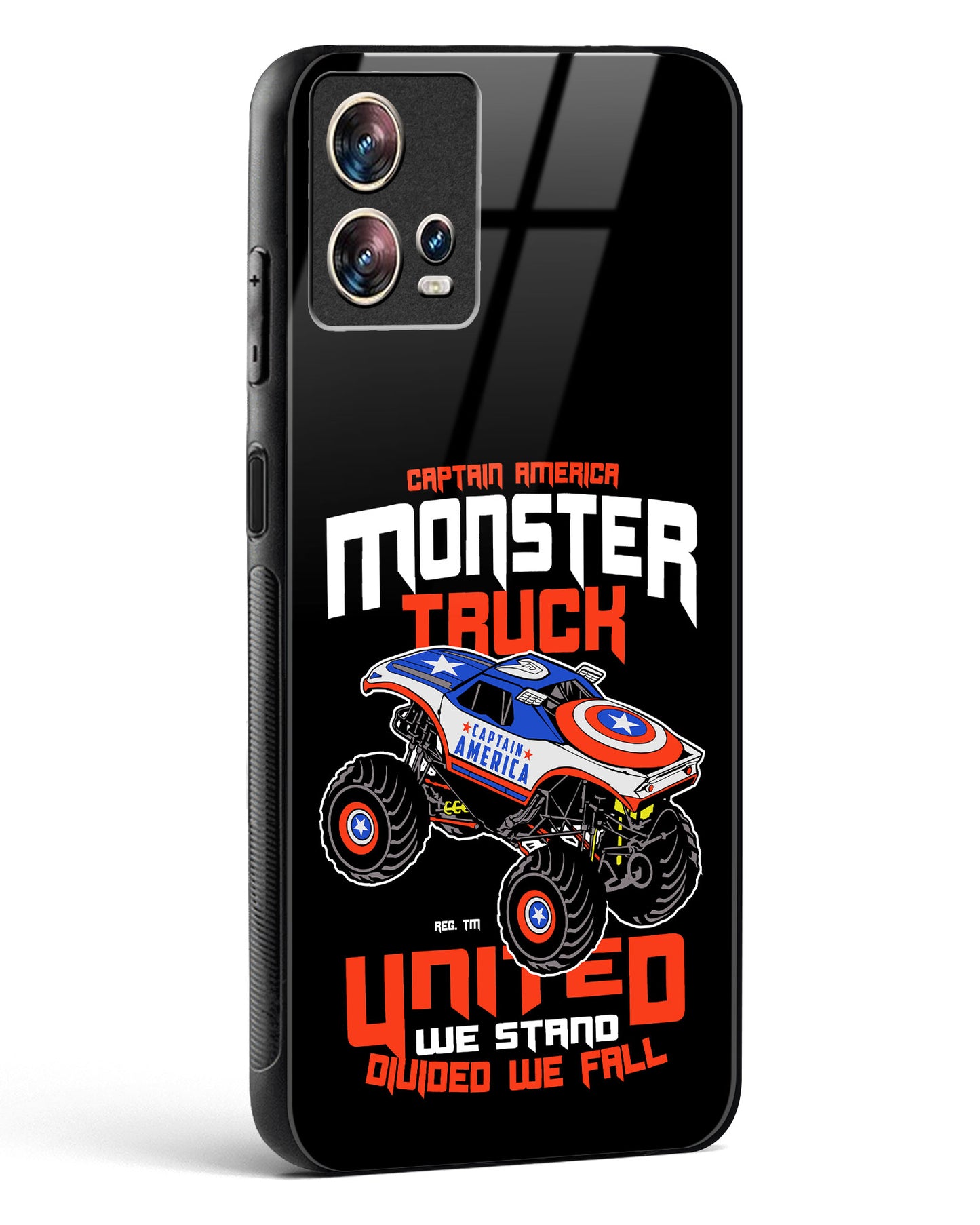 Captain's Monster Truck Glass Phone Case-Motorola Edge 30 Fusion