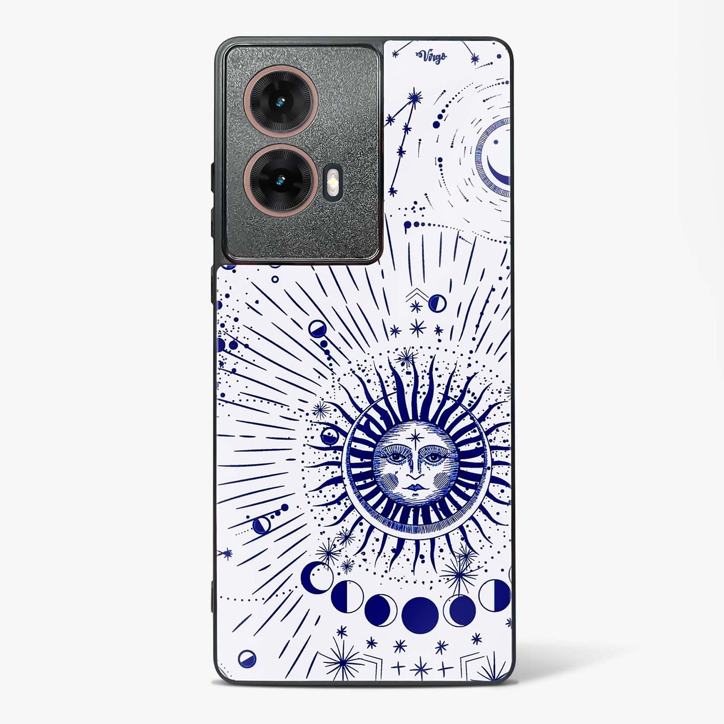 Celestial Radiance Glass Phone Case-Moto G85 5G