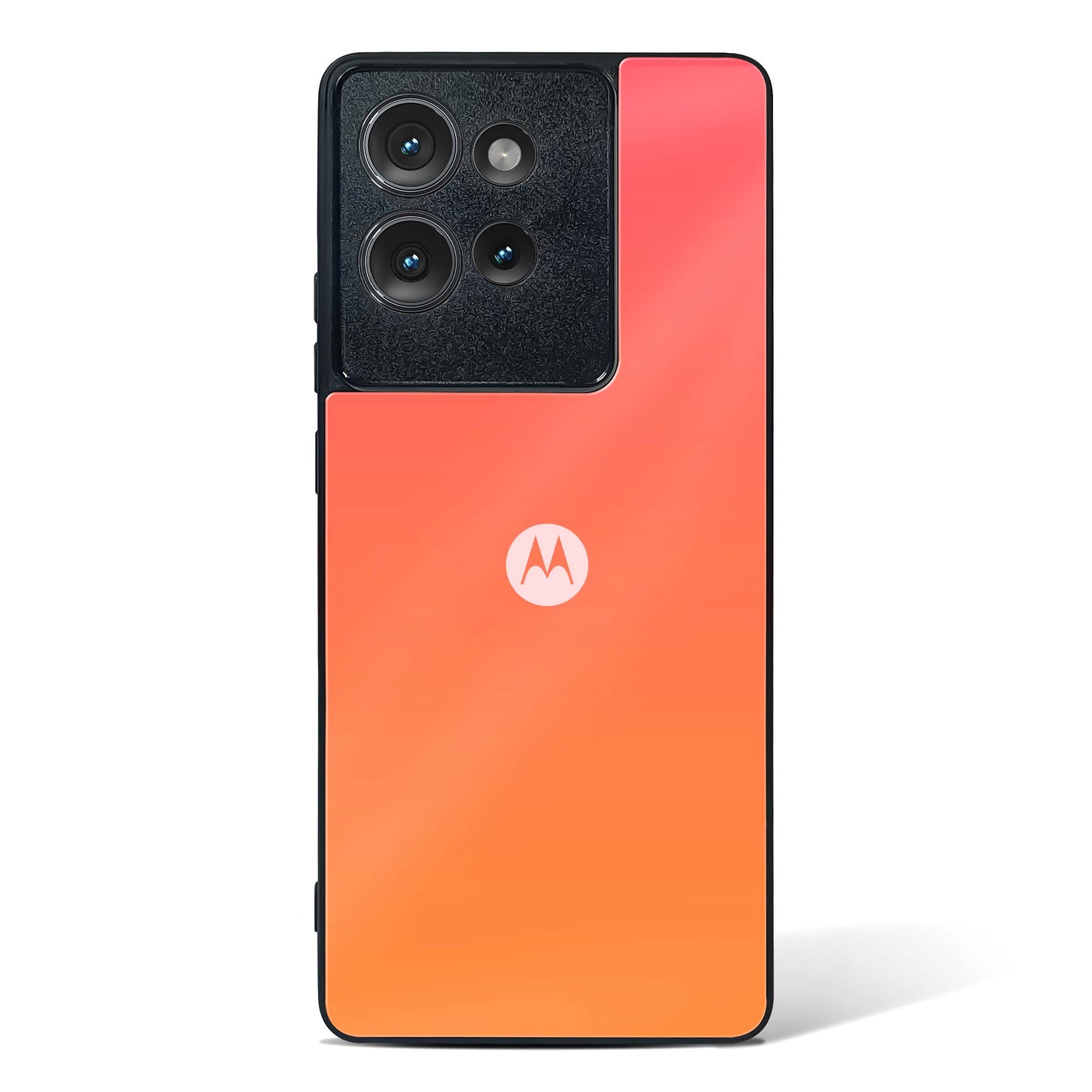 Classic Ornage Glass Phone Case-Motorola Edge 50