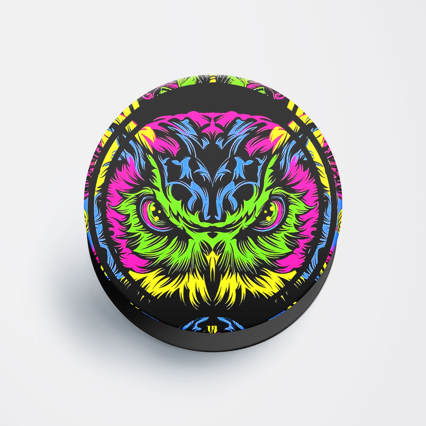 Colourful Owl Flat Pop Holder