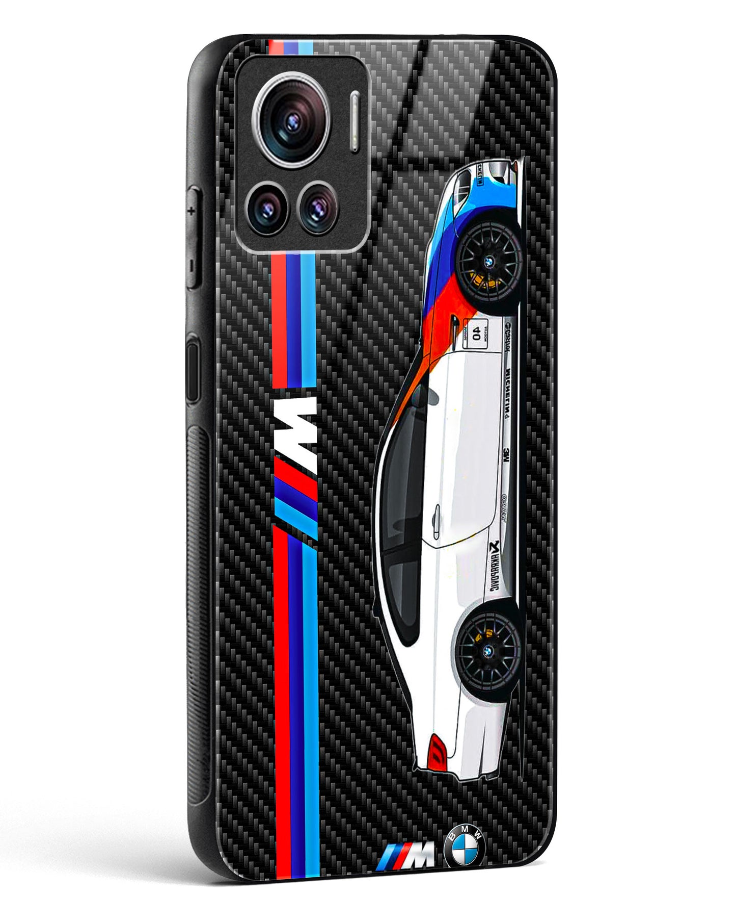 Cool Auto Racing Glass Phone Case-Motorola Edge 30 Ultra