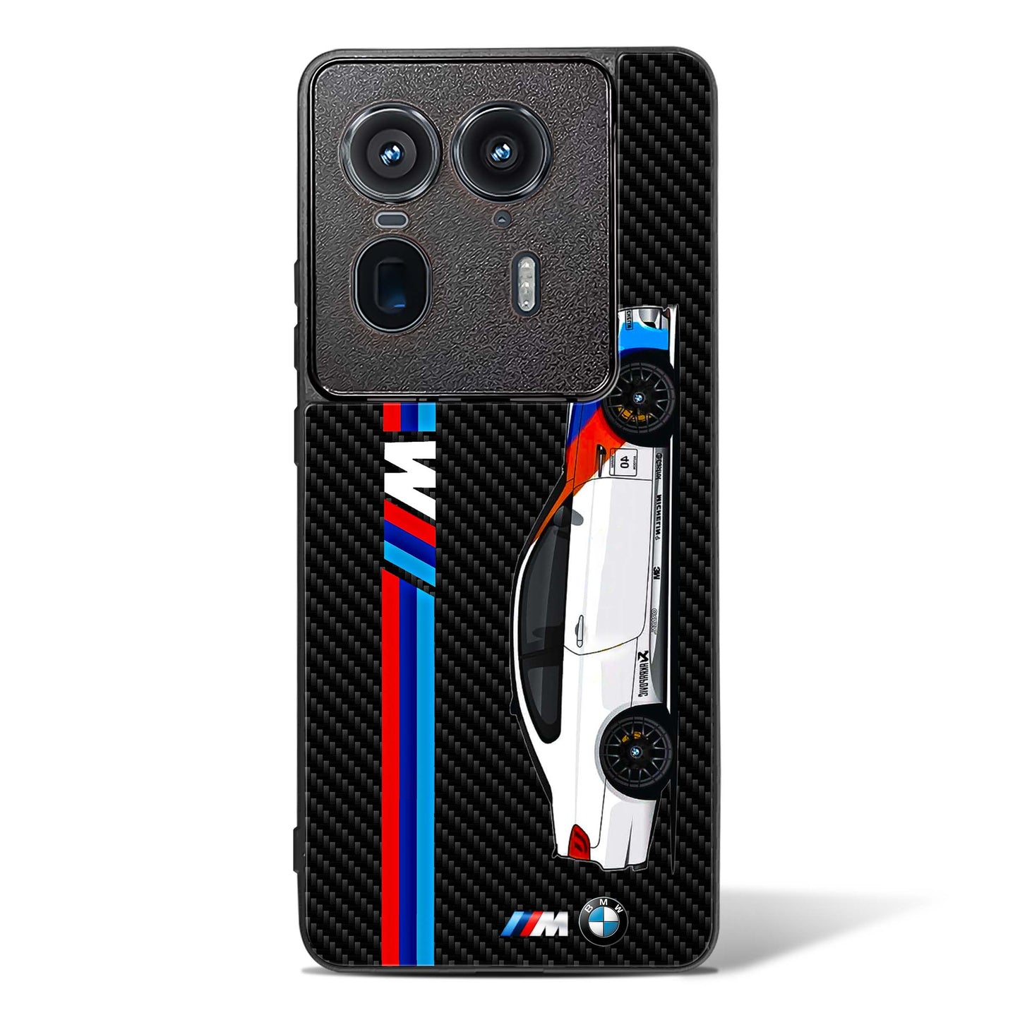 Cool Auto Racing Glass Phone Case-Motorola Edge 50 Ultra
