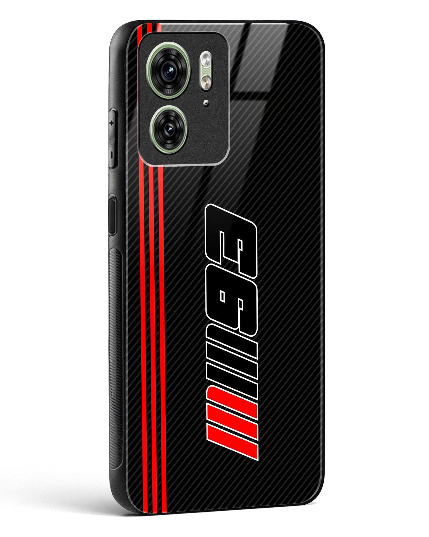 Cool Racing Moto Glass Phone Case-Motorola Edge 40