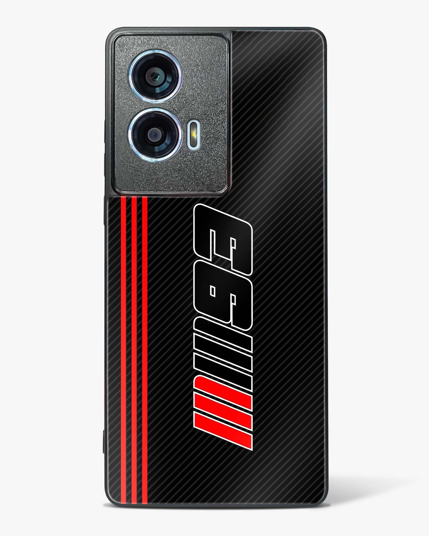 Cool Racing Moto Glass Phone Case-Motorola Edge 50 Fusion