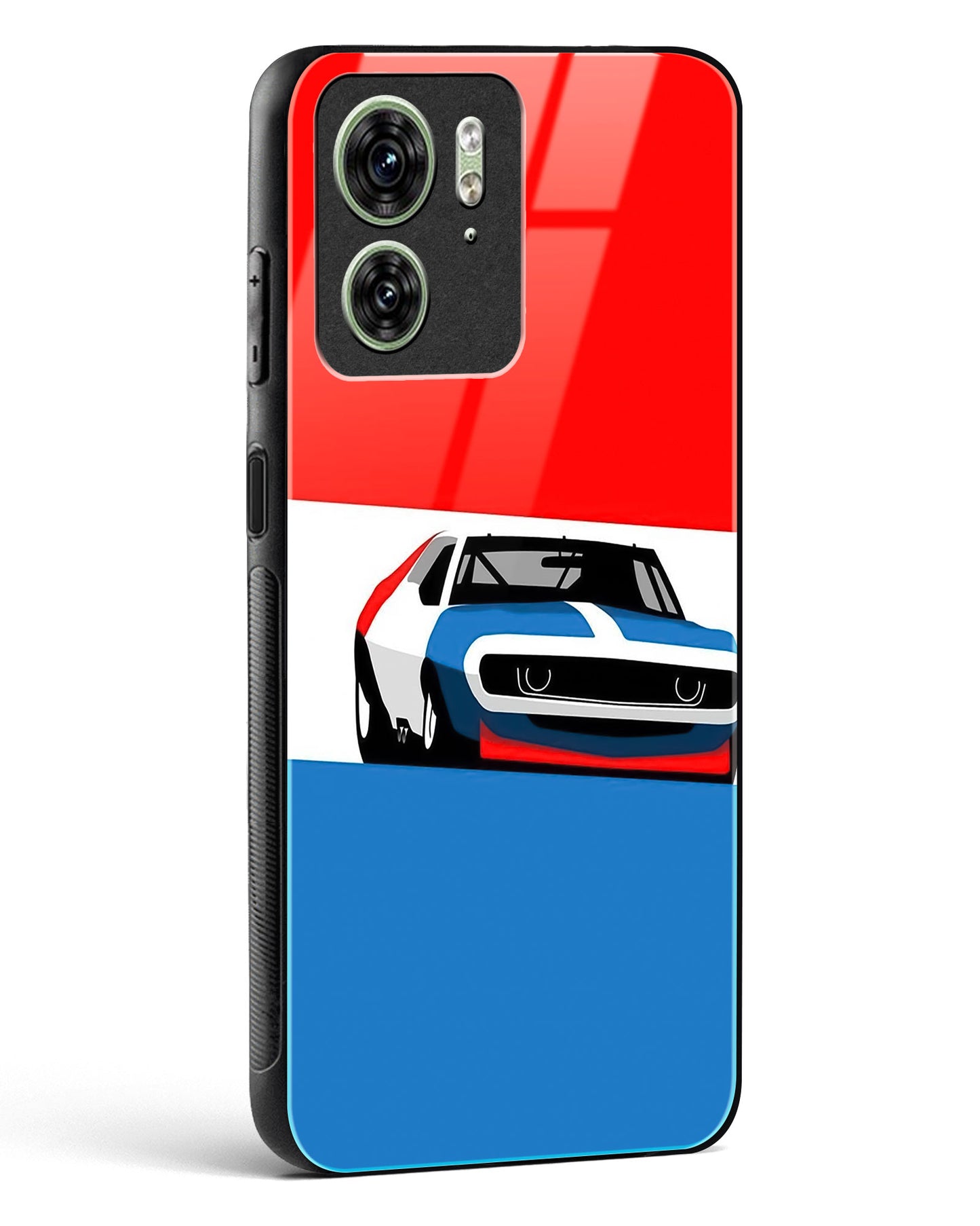 Cool Racing Speed Glass Phone Case-Motorola Edge 40