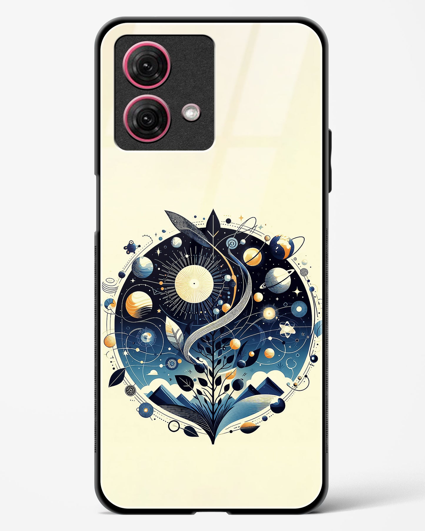 Cosmic Dreamer Glass Phone Case-Moto G84 5G