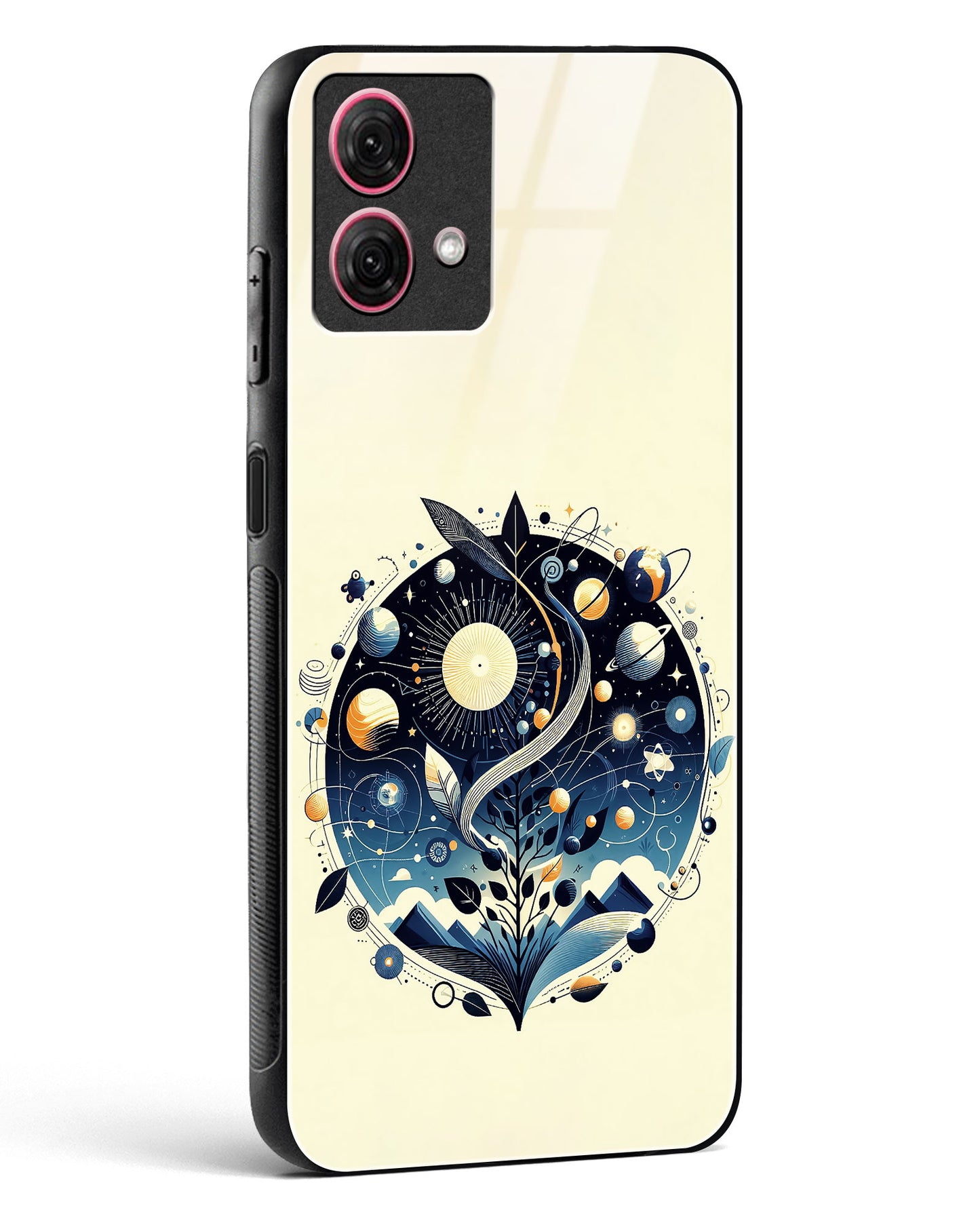 Cosmic Dreamer Glass Phone Case-Moto G84 5G
