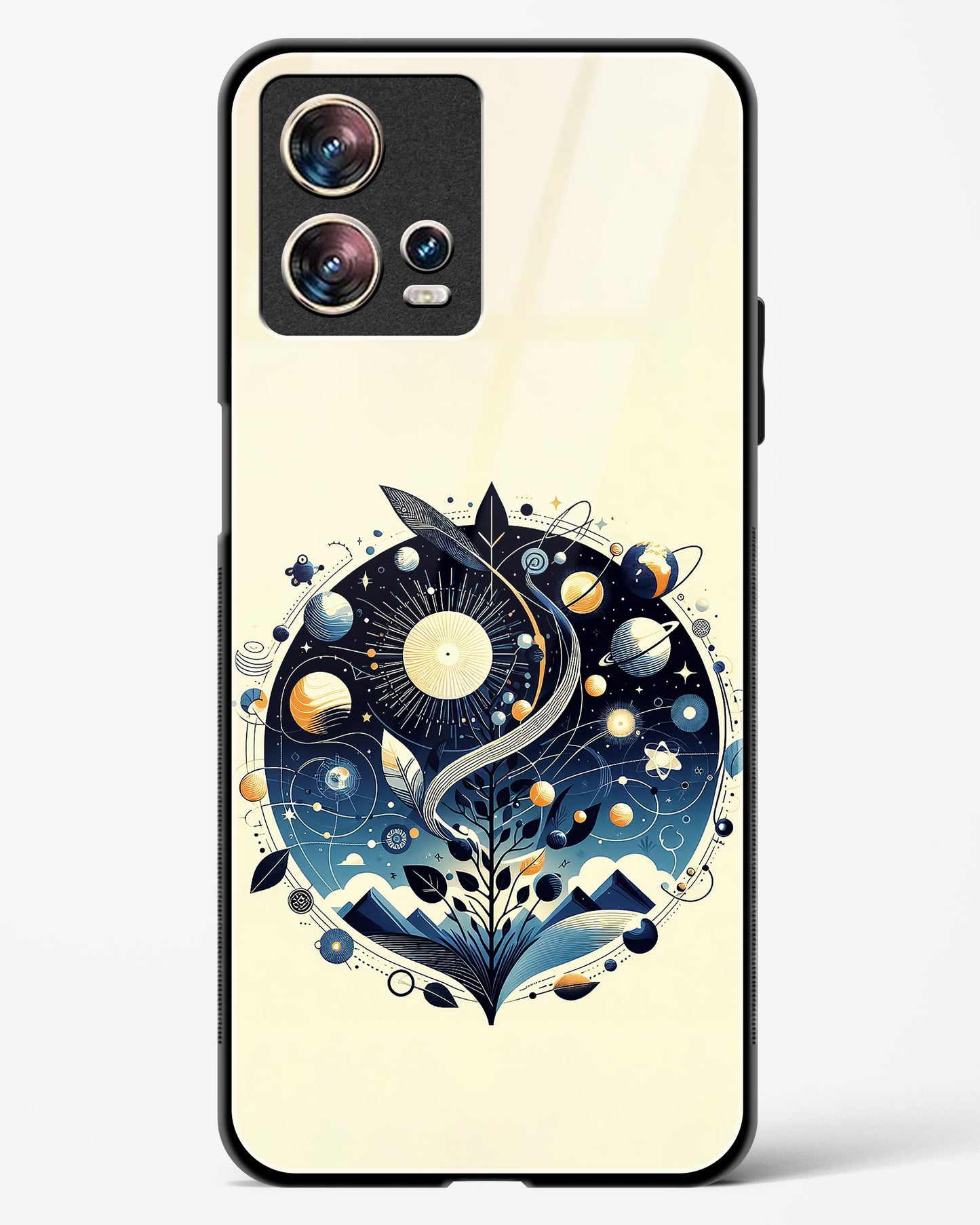 Cosmic Dreamer Glass Phone Case-Motorola Edge 30 Fusion