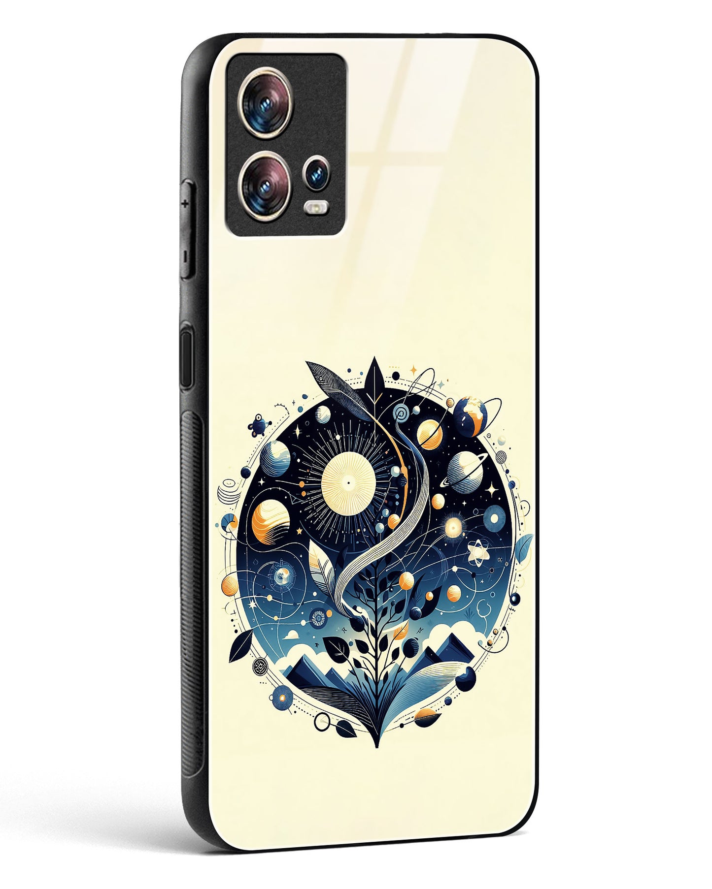 Cosmic Dreamer Glass Phone Case-Motorola Edge 30 Fusion