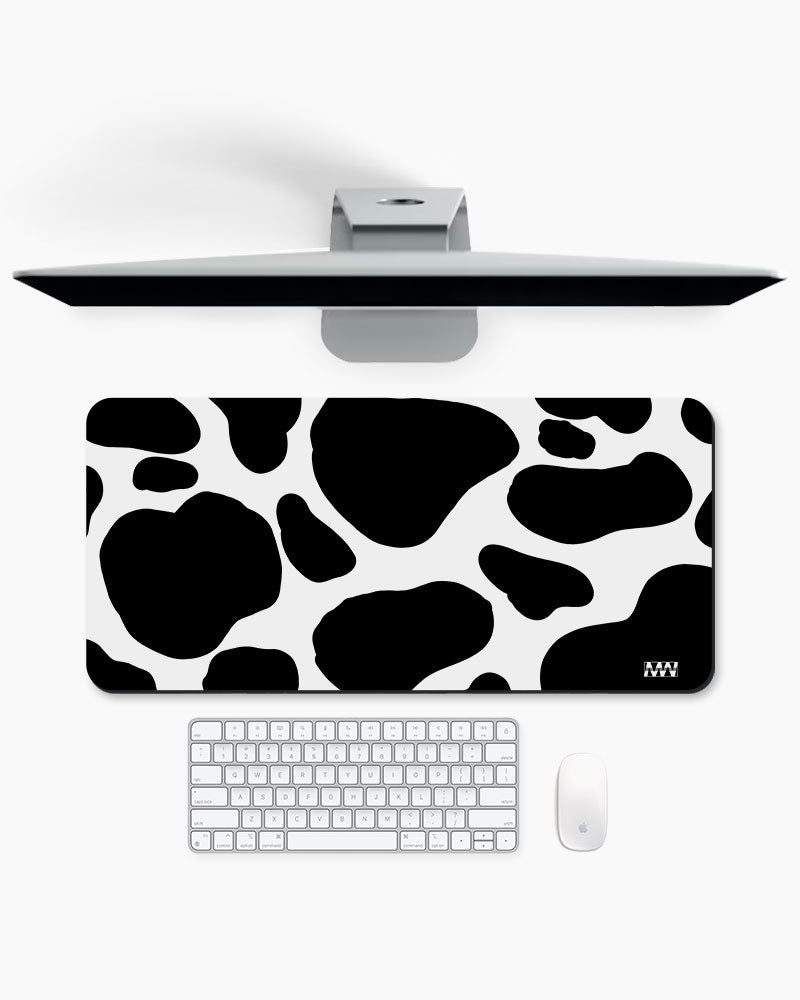 Cow Print Desk Mat