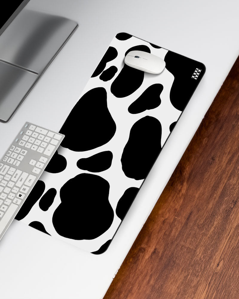 Cow Print Desk Mat