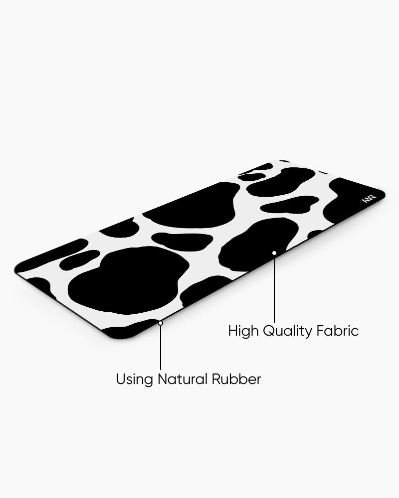 Cow Print Desk Mat