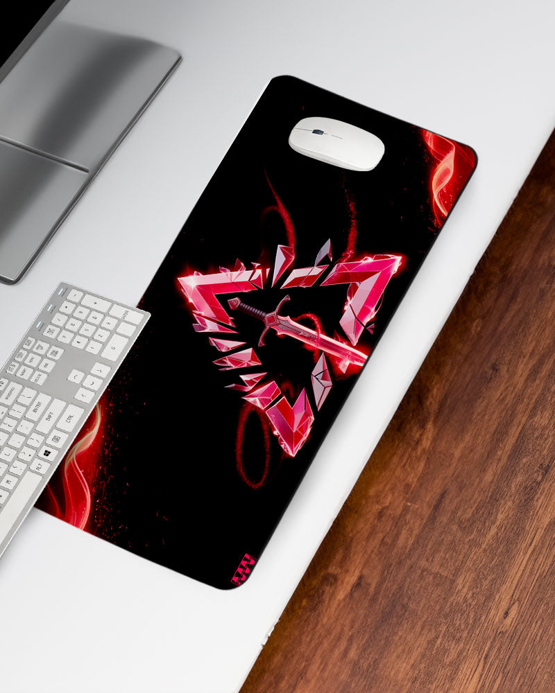 Crimson Edge The Warrior's Blade Desk Mat