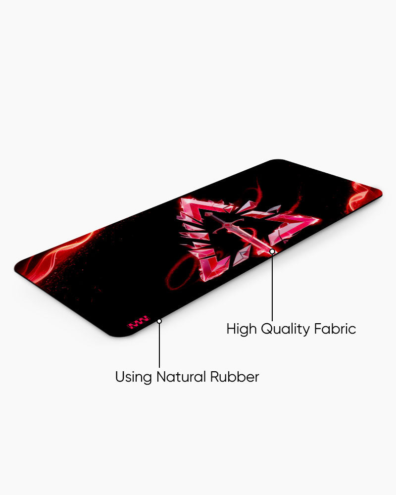 Crimson Edge The Warrior's Blade Desk Mat