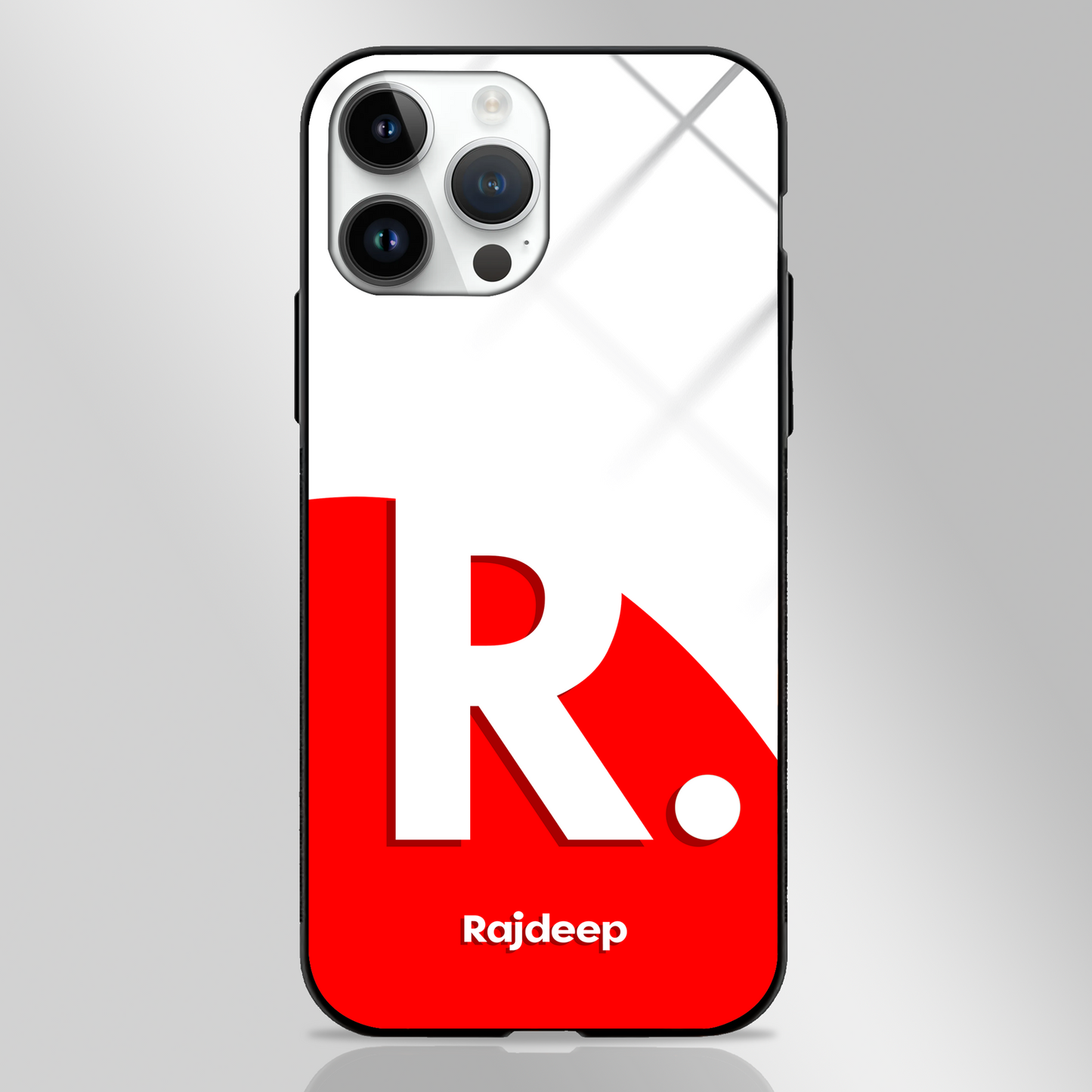 Custom Name Alphabet GLASS CASE - - MW Stuffs -