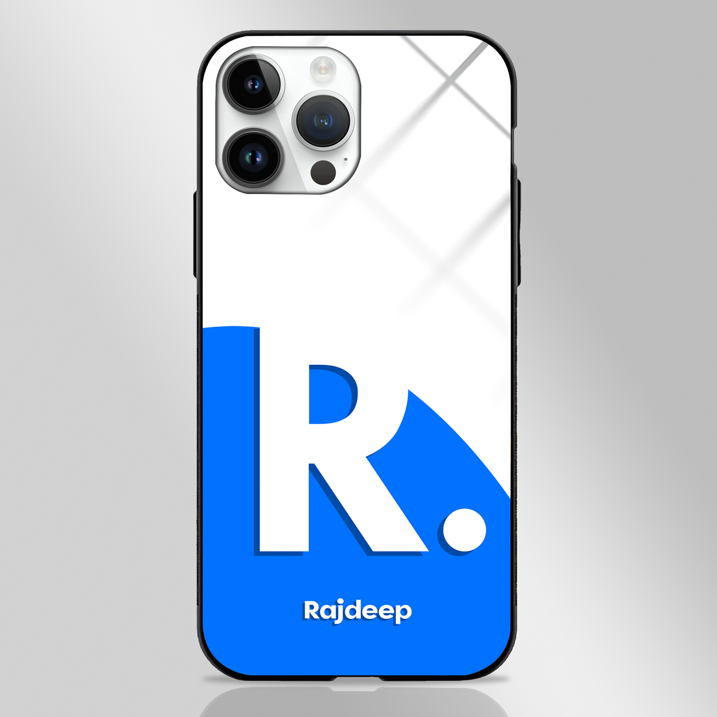 Custom Name Alphabet GLASS CASE - - MW Stuffs -