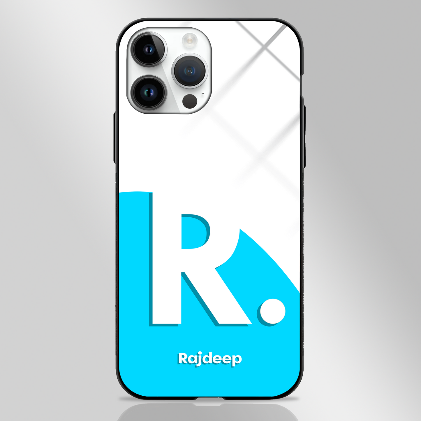 Custom Name Alphabet GLASS CASE - - MW Stuffs -