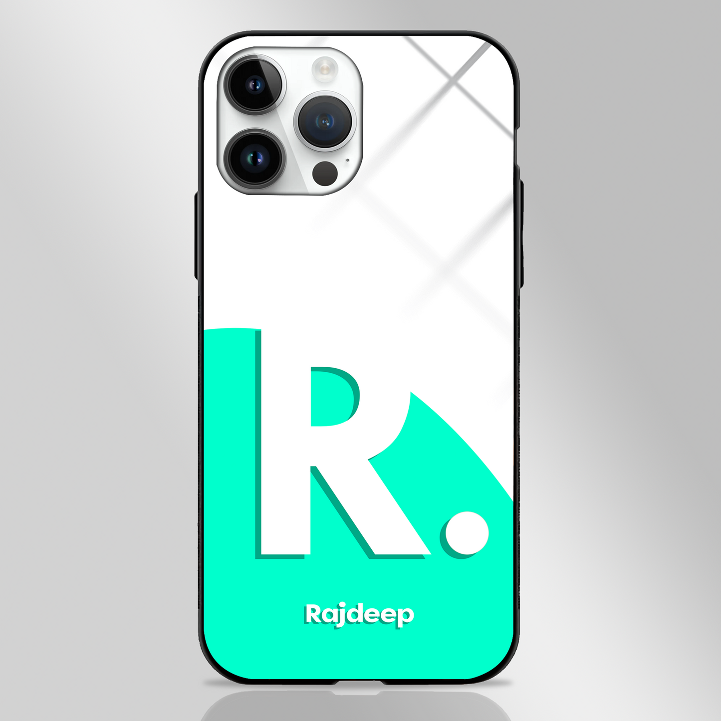 Custom Name Alphabet GLASS CASE - - MW Stuffs -