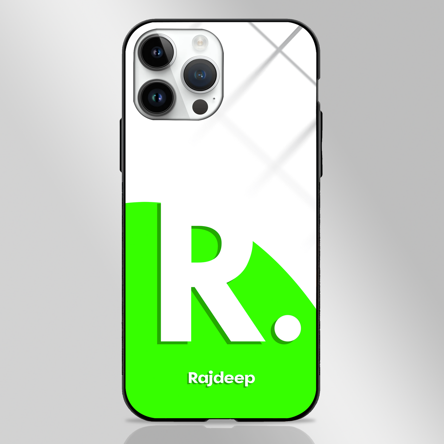 Custom Name Alphabet GLASS CASE - - MW Stuffs -
