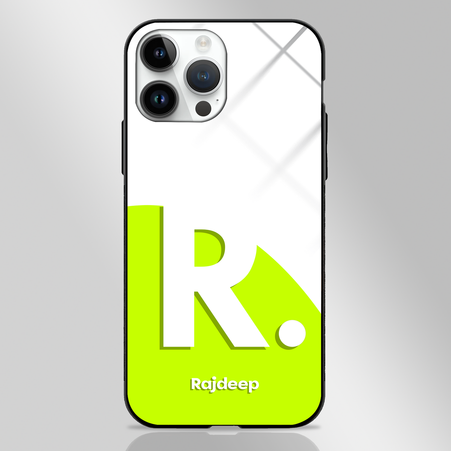 Custom Name Alphabet GLASS CASE - - MW Stuffs -