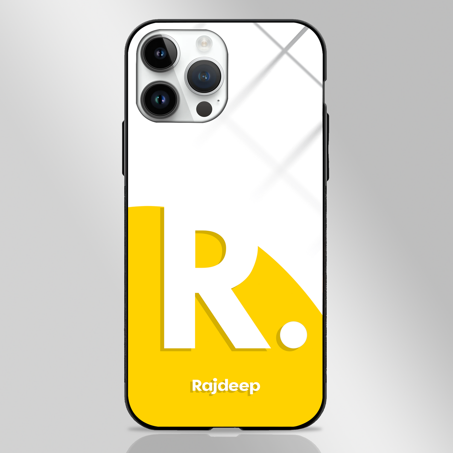 Custom Name Alphabet GLASS CASE - - MW Stuffs -