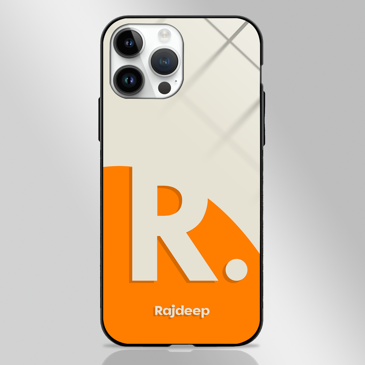 Custom Name Alphabet GLASS CASE - - MW Stuffs -