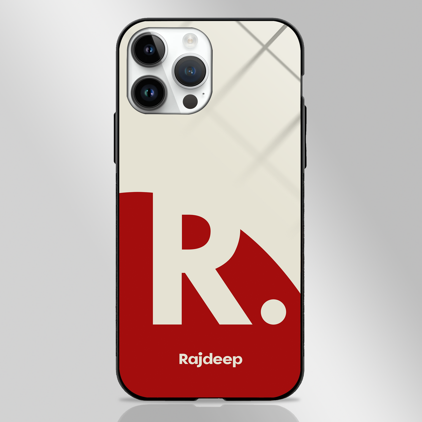Custom Name Alphabet GLASS CASE - - MW Stuffs -