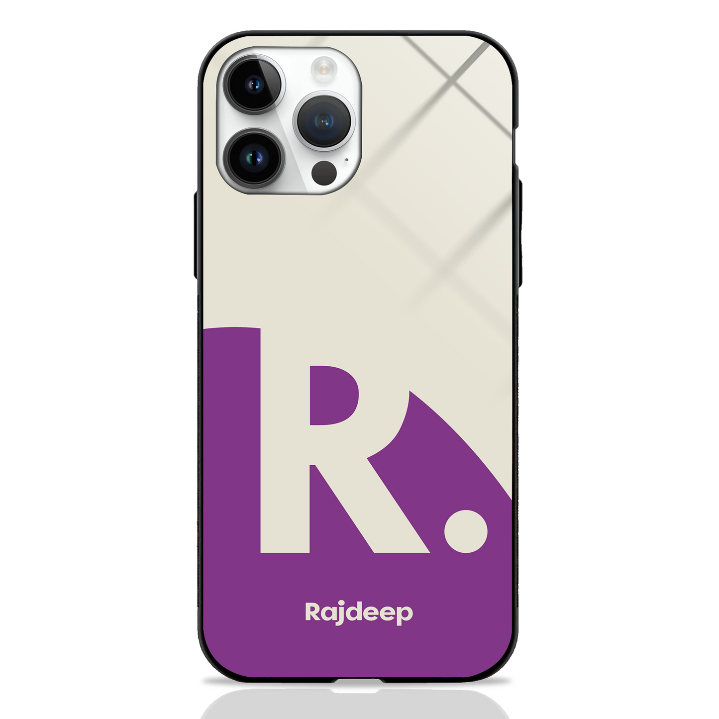 Custom Name Alphabet GLASS CASE - - MW Stuffs -