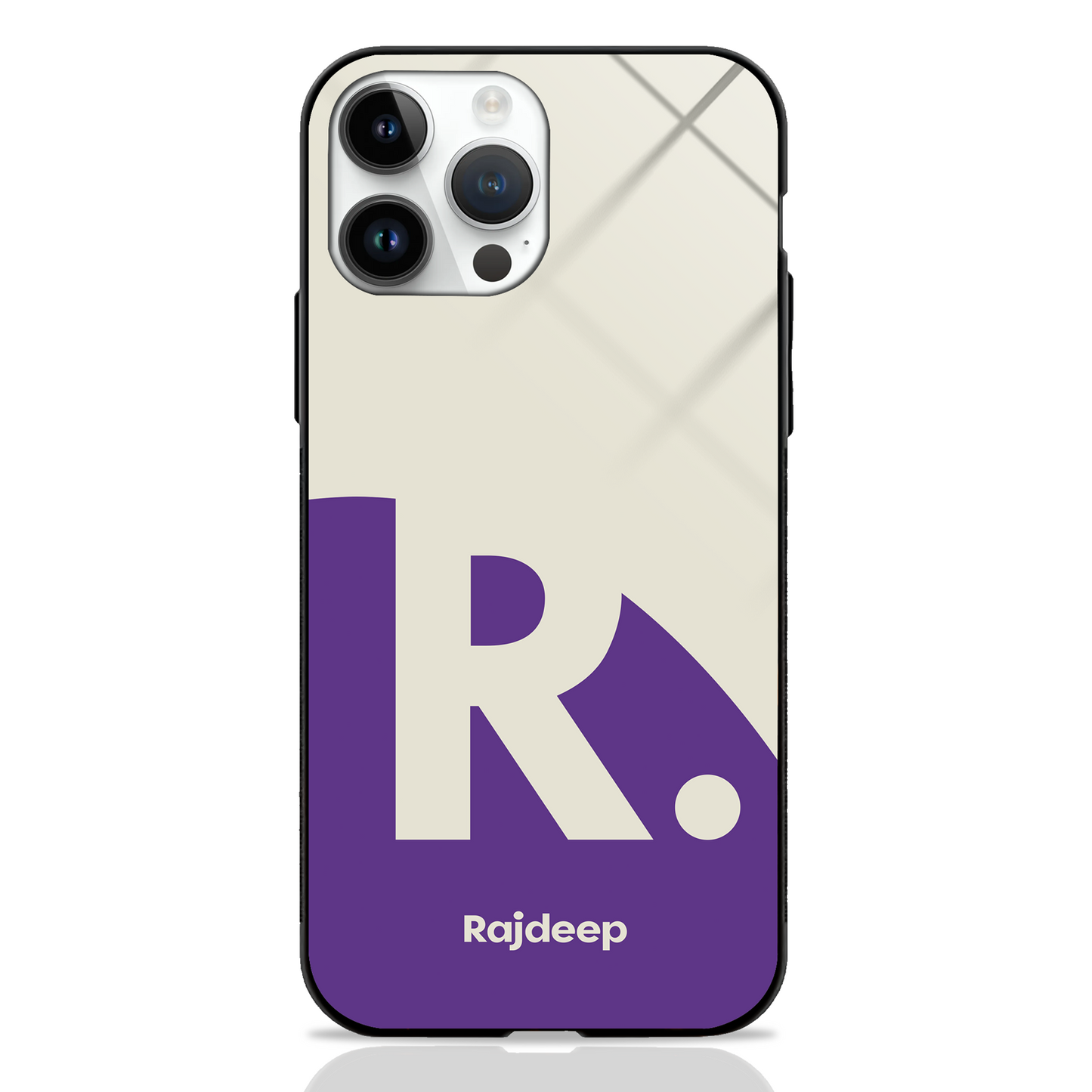 Custom Name Alphabet GLASS CASE - - MW Stuffs -