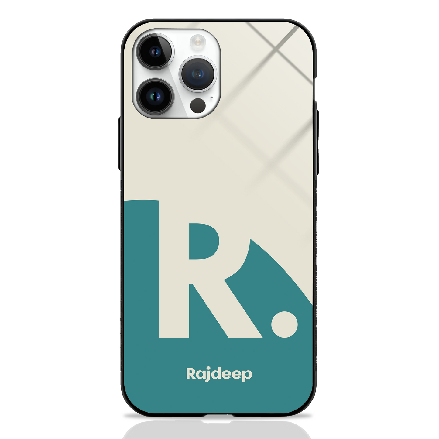 Custom Name Alphabet GLASS CASE - - MW Stuffs -