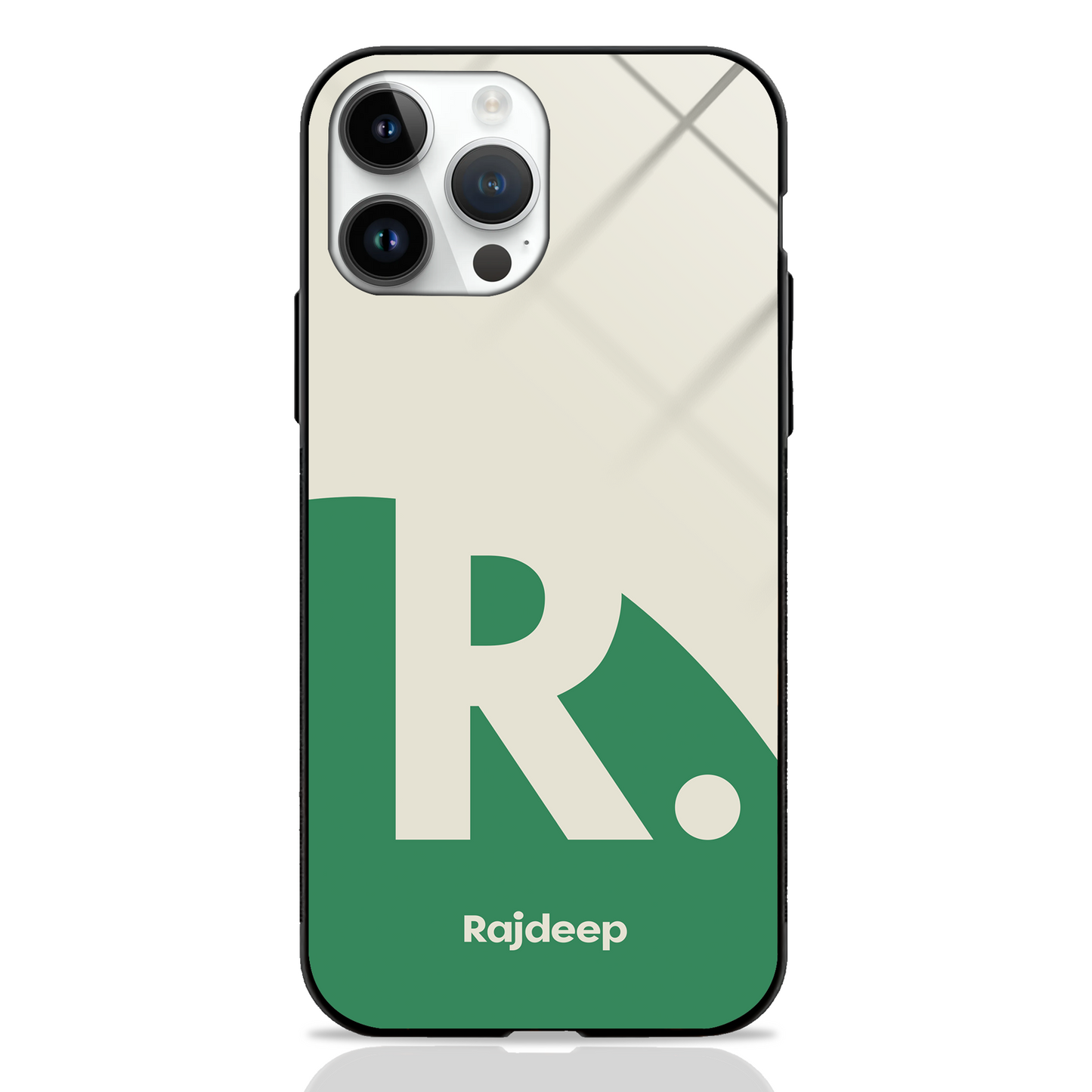 Custom Name Alphabet GLASS CASE - - MW Stuffs -