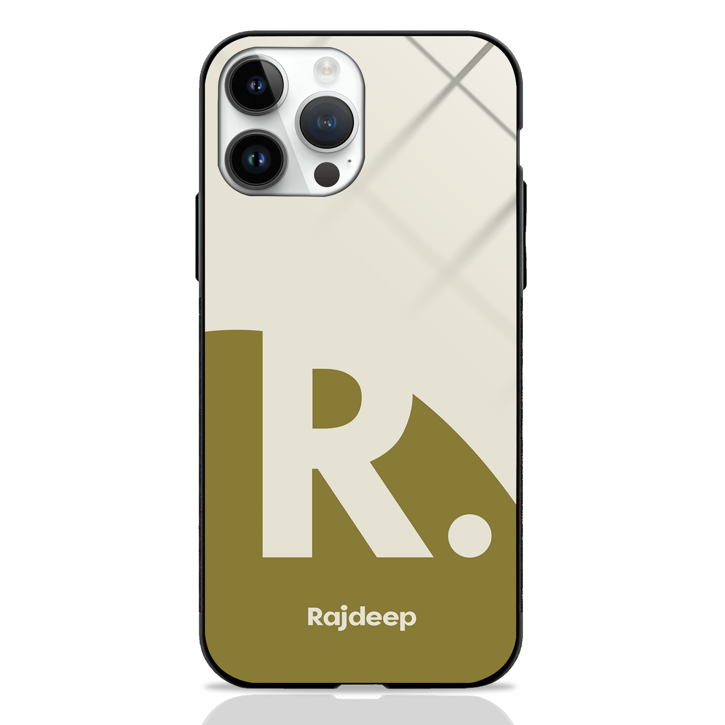 Custom Name Alphabet GLASS CASE - - MW Stuffs -