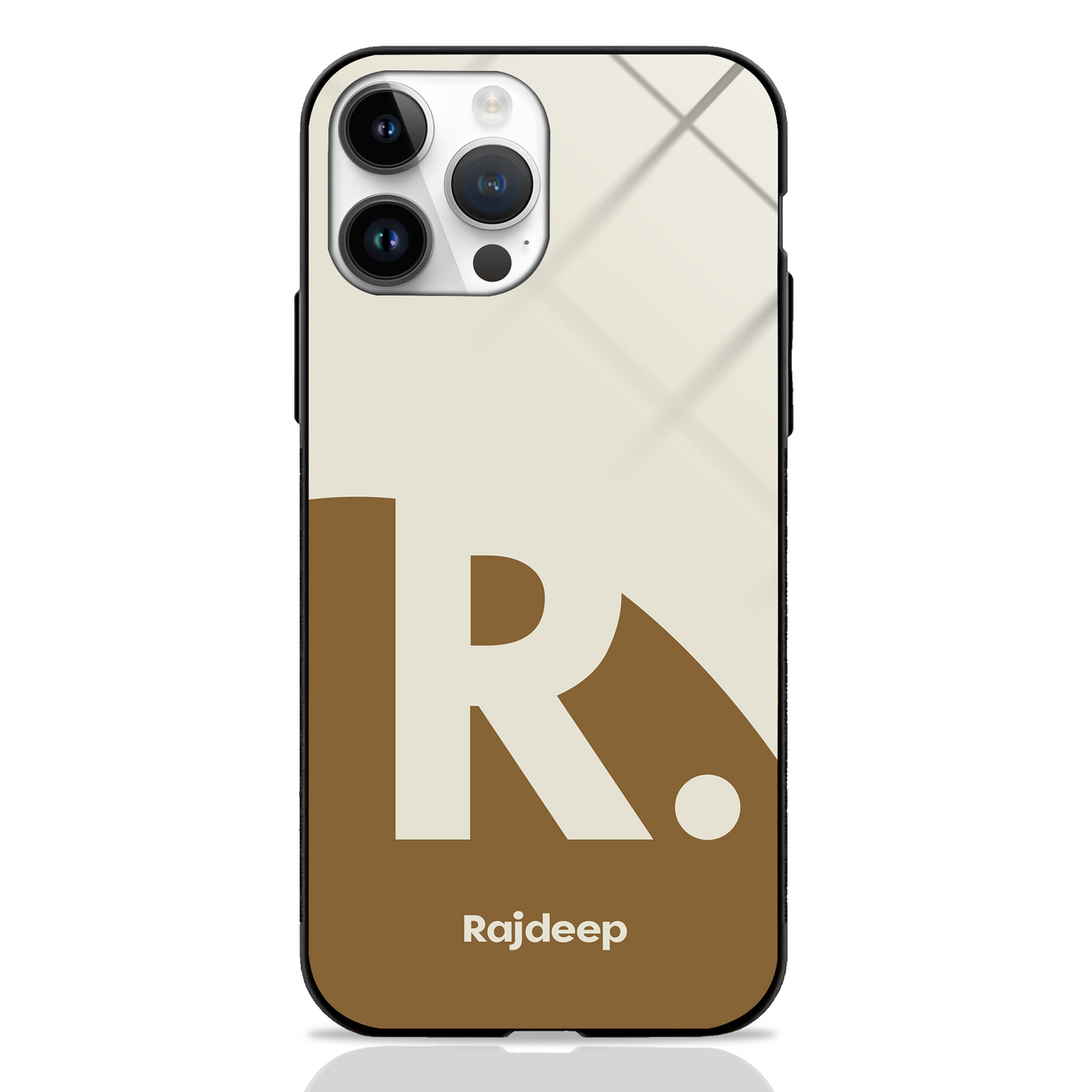 Custom Name Alphabet GLASS CASE - - MW Stuffs -