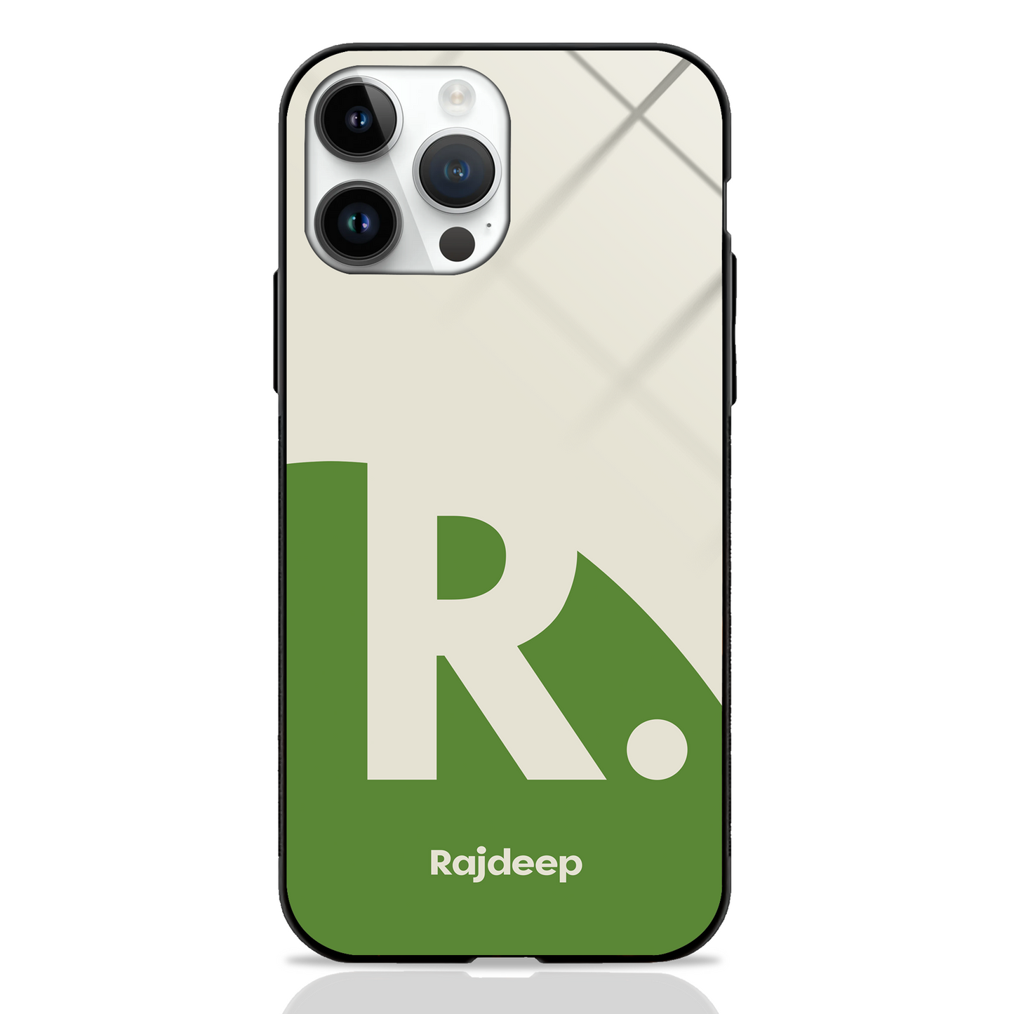 Custom Name Alphabet GLASS CASE - - MW Stuffs -