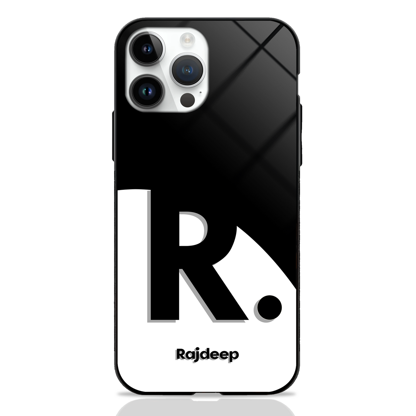 Custom Name Alphabet GLASS CASE - - MW Stuffs -