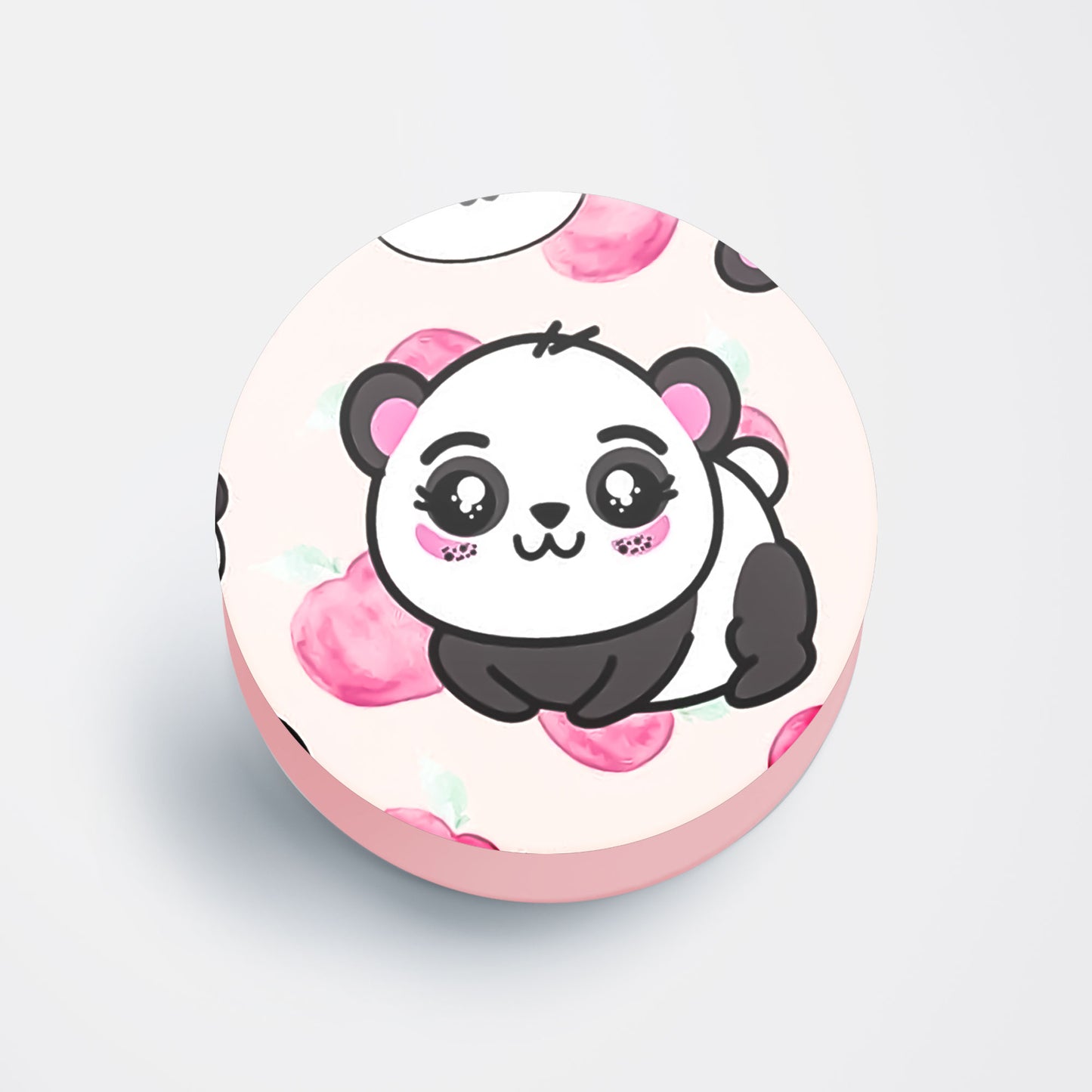 Cute Panda Flat Pop Holder